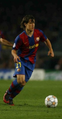 Futbolistas que han vestido las camisetas de Roma y Barcelona