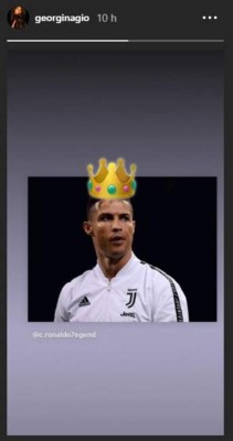 ¿Quién es el rey del fútbol actual para Georgina Rodríguez?&nbsp;&nbsp;