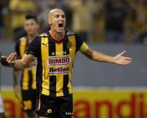 Palomo Rodriguez, jugador del EspaÃ±a en la temporada 2015 de la Liga Nacional en el Clasico contra Marathon SPS.