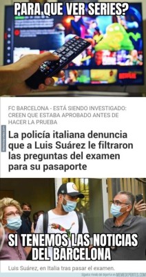 Los memes destrozan al Barcelona y a Luis Suárez tras su fichaje por el Atlético de Madrid