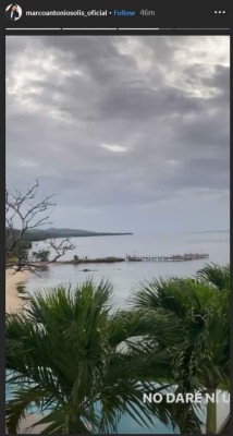 ¡Presume a Honduras! Así disfruta Marco Antonio Solís de unos días de vacaciones en Roatán