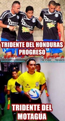 Los memes que deja el Motagua-Honduras Progreso en la final