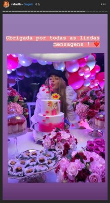 ¿Y Neymar? Así fue la increíble fiesta de cumpleaños de Rafaella, la hermana del crack de PSG&nbsp;&nbsp;&nbsp;