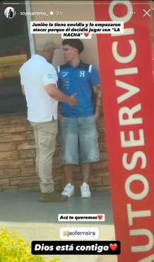 Reacción de supremo al ataque de Juninho a Joao Ferreira por jugar con la Selección de tiktokers de Honduras.