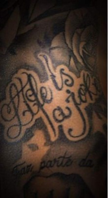 Uno a uno: Todos los tatuajes de Neymar, desde un niño descalzo hasta Batman&nbsp;&nbsp;