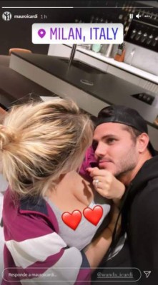 Los mensajes entre Icardi con preciosa modelo que descubrió Wanda Nara: qué se decían en privado