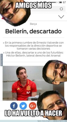 Los mejores memes del miércoles con el mercado de fichajes como protagonista