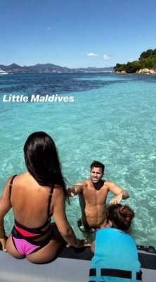 ¡Captados! Las picantes fotos de Daniella Semaan y Cesc Fábregas en sus vacaciones