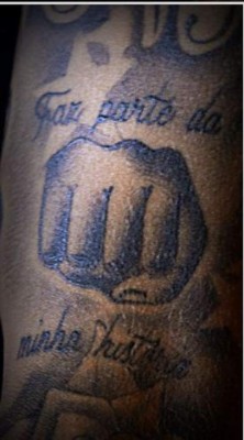 Uno a uno: Todos los tatuajes de Neymar, desde un niño descalzo hasta Batman&nbsp;&nbsp;