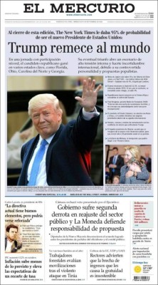 PORTADAS: La agresiva reacción de la prensa internacional tras gane de Donald Trump