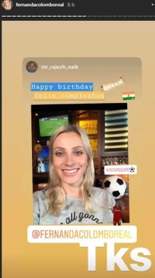 Así festejó en plena cuarentena su cumpleaños Fernanda Colombo, la árbitro más sexy del mundo
