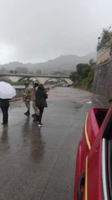 FOTOS: Caos y destrucción en Tegucigalpa por fuertes lluvias