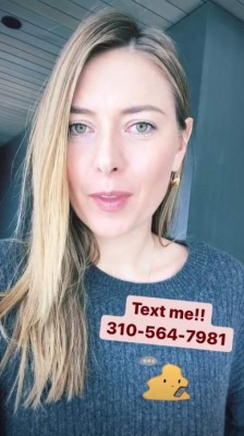 Maria Sharapova regala su número de teléfono para divertirse durante la cuarentena