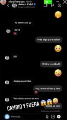 Escándalo: filtran los supuestos chats y el encuentro de Vidal con hermosa rubia; la increíble reacción de su novia