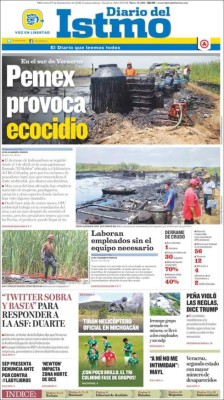 Titulares de portadas en México: '¿Por los suelos, a qué juega?'
