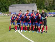 Este fue el equipo titular del Huesca, Jonathan Rubio ingresó en la segunda parte.