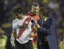 La imagenes de partido River Plate y Boca Junior en la Bombonera