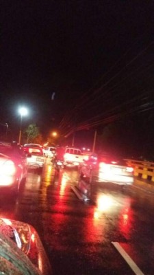 FOTOS: El caos que desató más de una hora de lluvia en San Pedro Sula