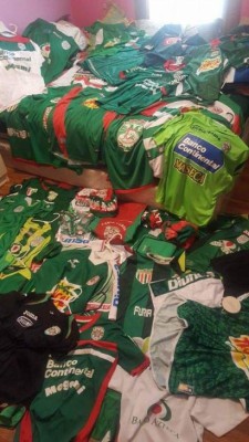 La espectacular colección de camisetas del Marathón de Honduras