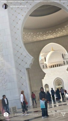 La bella esposa de Keylor Navas se dejó seducir por Abu Dhabi