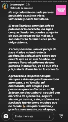 Jossmery Toledo, la bella expolicía y novia de futbolista peruano a quien le filtraron fotos y videos íntimos