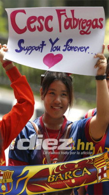 Locura por el Barcelona en Tailandia