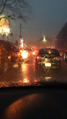 EN FOTOS: Fuerte tormenta eléctrica desata caos en San Pedro Sula