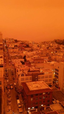Impactantes fotos: Los cielos de San Francisco parecen una imagen de Apocalipsis