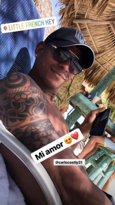 ¡Sol, arena y amor! Las primeras imágenes de la luna de miel de Carlo Costly y Tita Torres