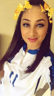 Conocé a Pamela Hernández, la bella novia del delantero de Marathón y la Selección, Diego Reyes