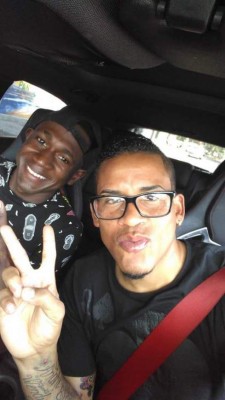 FOTOS: Así disfruta Brayan Laboriel con los jugadores del América de México