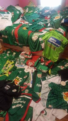 La espectacular colección de camisetas del Marathón de Honduras