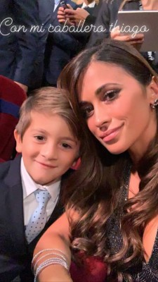 EN FOTOS: Así fue la llegada de Messi al premio The Best y el gesto de Mateo