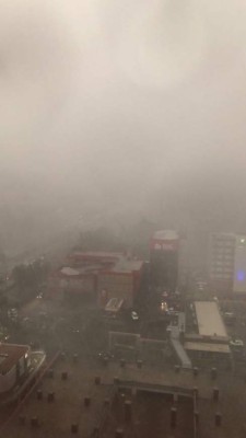 FOTOS: Caos, túneles inundados y destrucción deja fuerte lluvia en Tegucigalpa