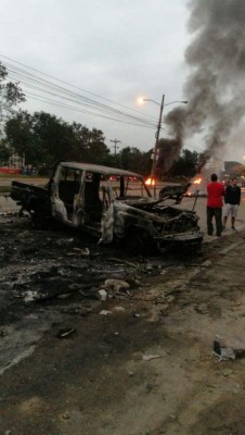 Protestas, saqueos y destrucción: Jueves caótico en Honduras