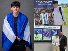 Anthony Paz, el joven de 18 años que admira a Messi y sueña con vestir la camisa de la Selección de Honduras.
