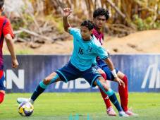 Honduras demostró falta de gol en sus dos compromisos ante Costa Rica en la gira de preparación. Foto cortesía FFH.