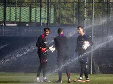 El nuevo fichaje del Barcelona realizó su primera práctica.