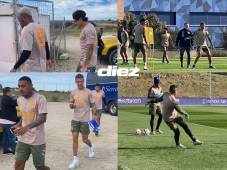 La Selección de Honduras cumplió su tercer día de trabajo en España de cara al amistoso frente a Perú. Fotos Mario Figueroa.