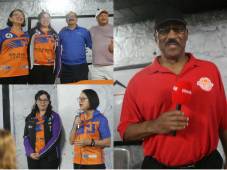 La exitosa presentación del programa de becas contó con el exjugador de NBA, Denis Bell. FOTOS: Alex Pérez.