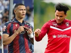 Kervin Arriaga y Denil Maldonado, dos legionarios catrachos en acción este fin de semana. Fotos cortesía.