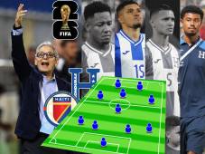 Esta será la alineación de Honduras para el duelo contra los haitianos esta tarde a las 6:00 en el estadio Nacional de Tegucigalpa.