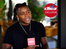 El lateral derecho Wisdom Quayé confirmó su renovación de contrato con el Real España. FOTOS: Mauricio Ayala.