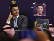 Cristiano Ronaldo fue presentado como nuevo fichaje del Al-Nassr de Arabia Saudita. La reacción de CR7 fue sorpresiva tras escuchar el “Siiiuuu” en conferencia de prensa.