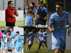 Rodrigo Auzmendi se lució con un triplete en Comayagua, jugador del Motagua tuvo que ser vendado, el gol al estilo de Lamine Yamal y la fiesta del Ciclón Azul tras humillada al Génesis FC. (FOTOS: EMILIO FLORES | ANÍBAL VÁSQUEZ)