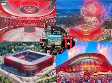 La Liga Deportiva Alajuelense de Costa Rica anunció la construcción de su nuevo estadio, el cual pasará a ser uno de los mejores y más lujosos en Centroamérica. Estas son las imágenes del recinto que fue anunciado. Foto: Cortesía redes Alajuelense