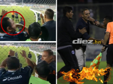 Los abucheos y la expulsión fueron parte de la tormentosa noche del entrenador del Motagua en la final de ida ante Olimpia.