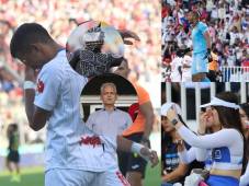 Olimpia logró coronarse campeón del torneo Clausura venciendo a Real España. Fotos Aníbal Vázquez, Emilio Flores y Alex Pérez.