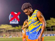 El defensor José García ha sido sancionado con cinco partidos de castigo tras tocarle el trasero a Michaell Chirinos y el club Lobos UPNFM le aplicó otra sanción económica de 30% de su salario. Foto UPNFM