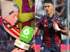 Kervin Arriaga tuvo un bonito gesto con un pequeño aficionado del Levante UD en el último partido de Liga Española.